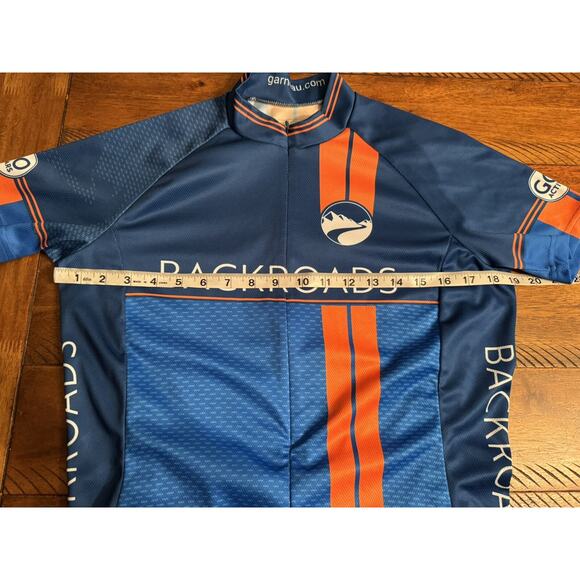 Louis Garneau Women’s Medium Cycling Jersey Backroads Polyester NICE ZIP Front - Picture 2 of 7